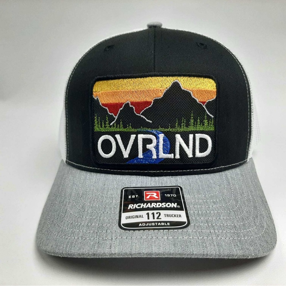 Ovrlnd Richardson 112 Trucker Mesh SnapBack Cap Hat Multicolor